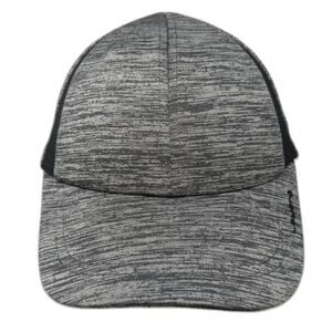 Layer 8 Baseball Cap Gray One Size Mesh Performance Reflective Slideback Hat
